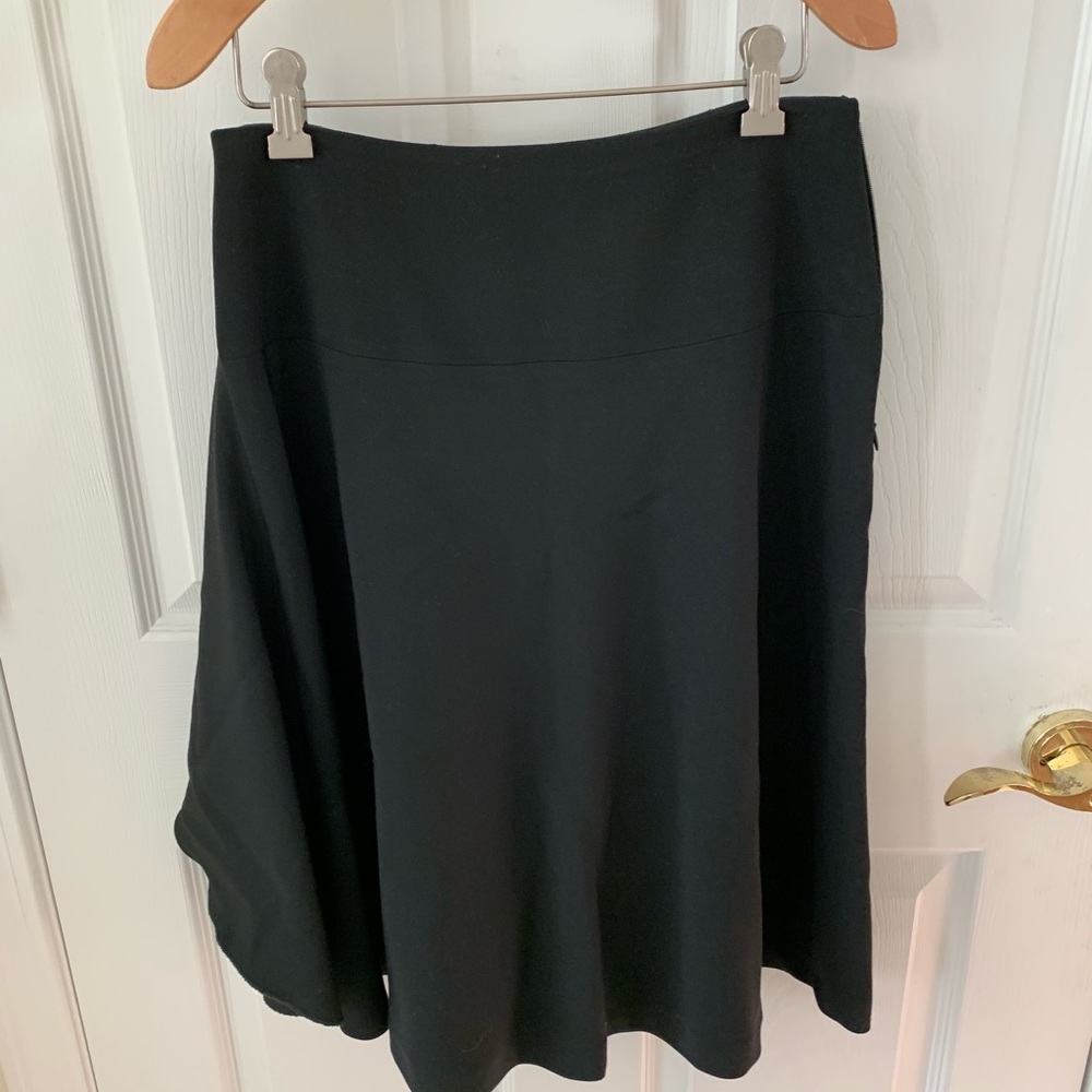 An amazing black skirt with side flare out.